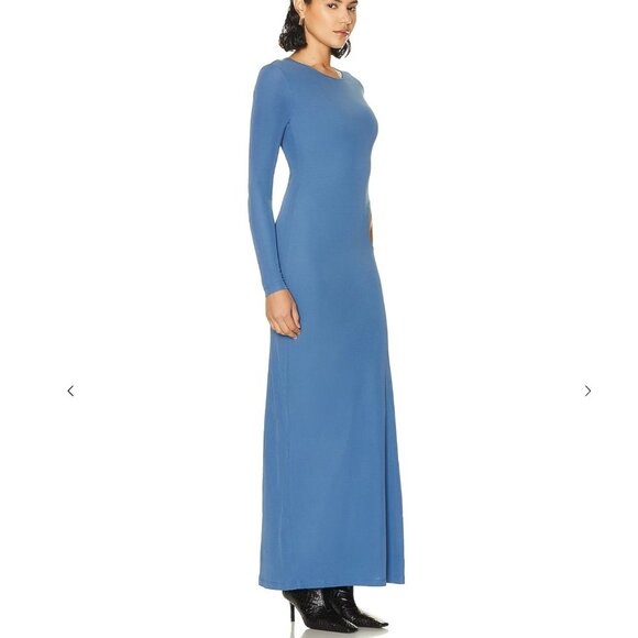 NWOT ZEYNEP ARCAY Cut Out Long Sleeve Dress in Blue size 0 - Picture 2 of 11